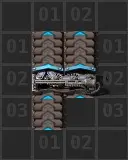 In-game render of the 1 to 2 balancer blueprint