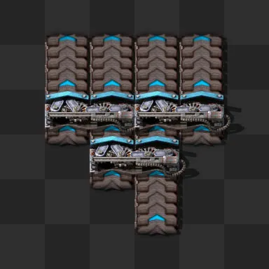 In-game render of the 1 to 4 balancer blueprint