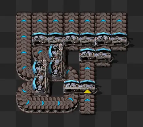 In-game render of the 1 to 7 balancer blueprint