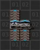 In-game render of the 2 to 1 balancer blueprint