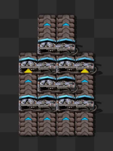 In-game render of the 4 to 2 balancer blueprint