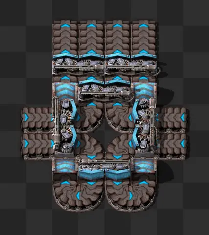 4-4 TU merge balancer