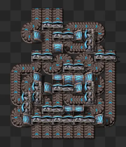 In-game render of the 6 to 3 balancer blueprint