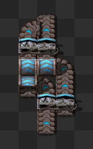 In-game render of the 1 lane balancer blueprint