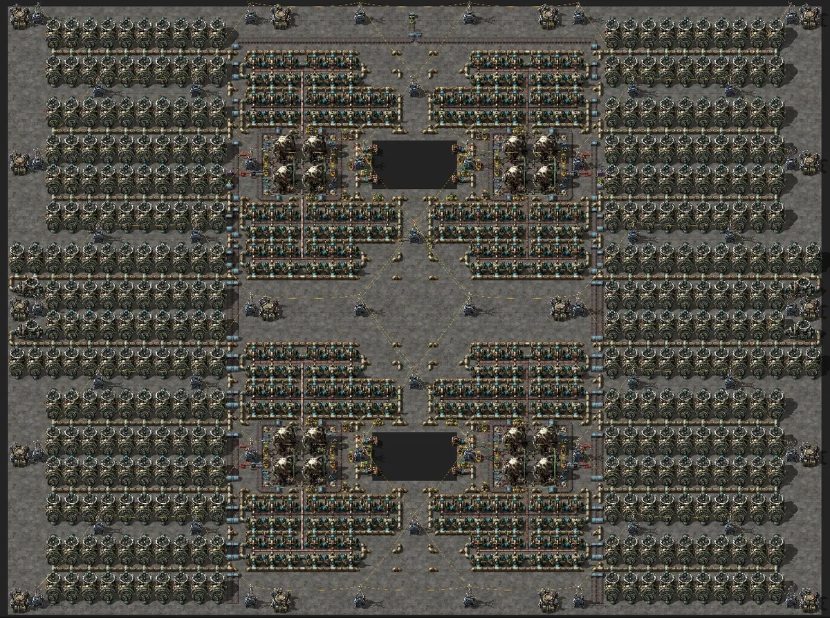 Image of the Djracem 4x 2x2 nuclear plant blueprint
