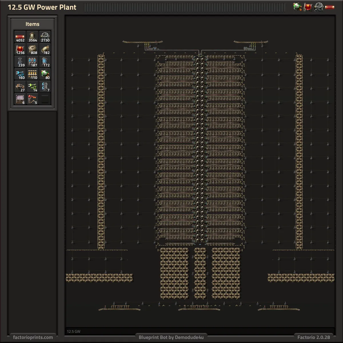 Image of the eXtsy 12.5 GW nuclear plant blueprint