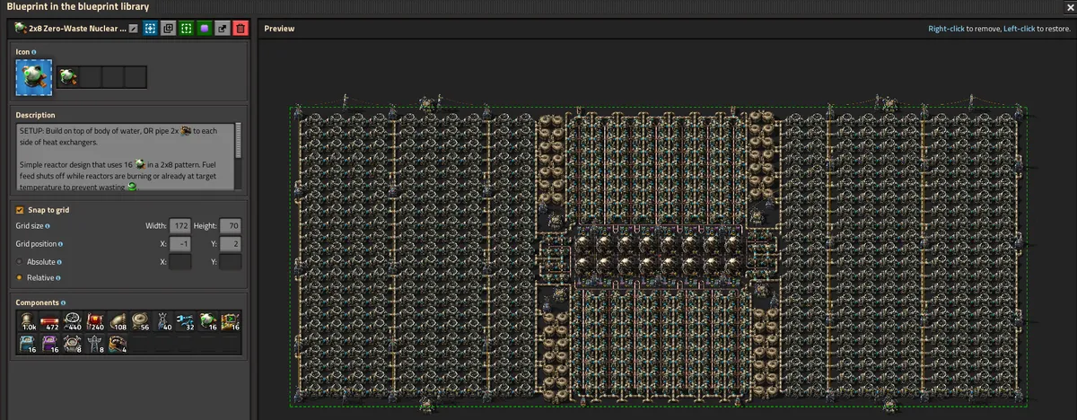 Image of the Tesse11ation 2x8 Zero-Waste nuclear plant blueprint