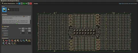Image of the Tesse11ation 2x8 Zero-Waste nuclear plant blueprint