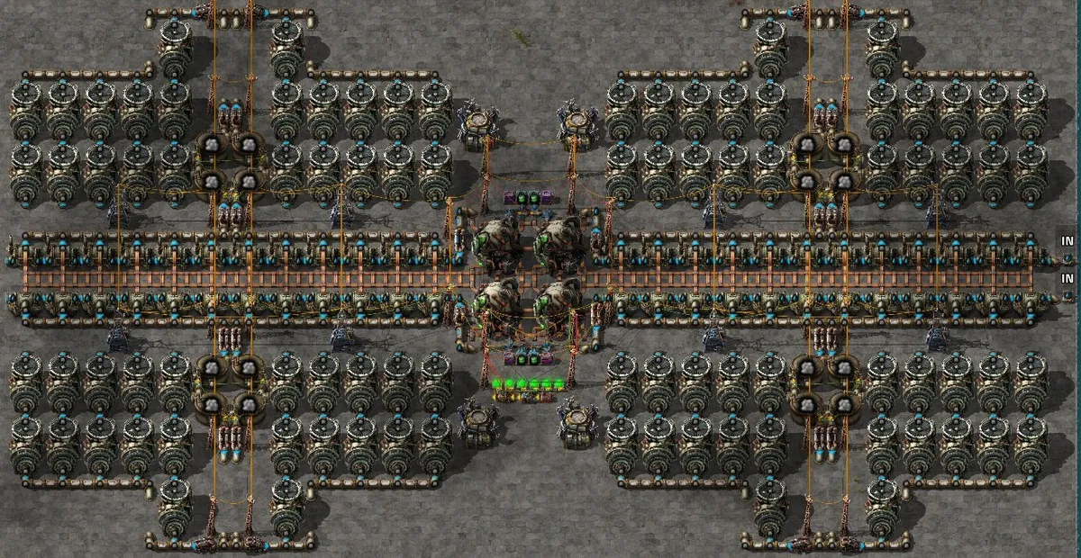 Image of the remotekilla 4 Reactor Setup nuclear plant blueprint