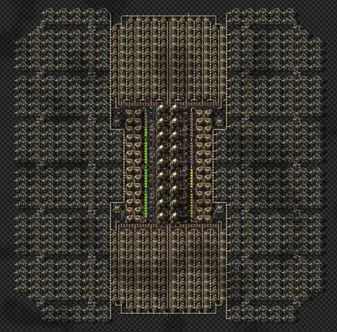 Image of the Ooferine 5x5 Chunk nuclear plant blueprint