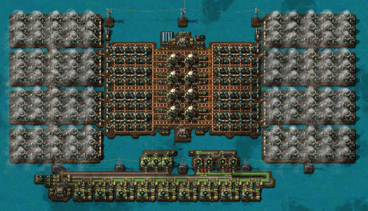 Image of the tinn 8-Core 640 MW nuclear plant blueprint