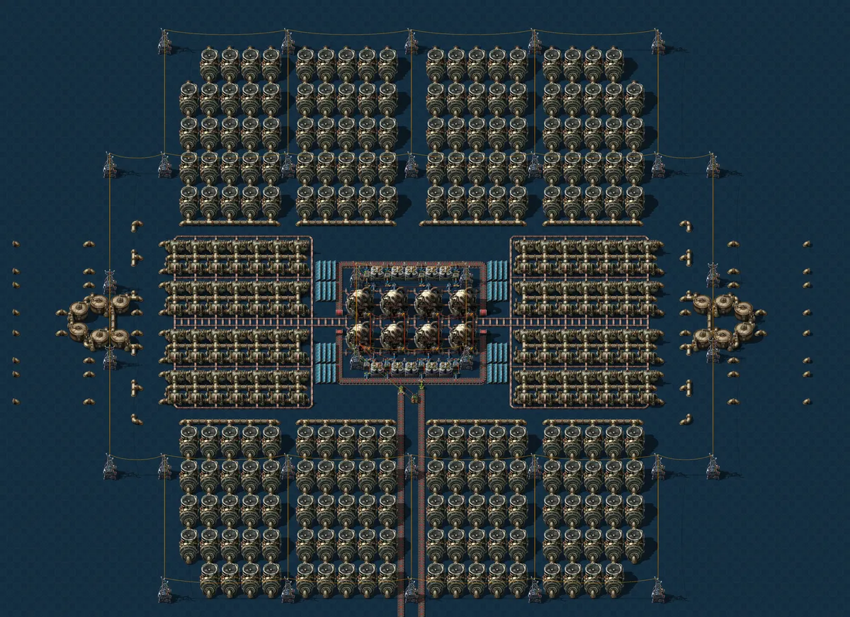 Image of the Echo 8-Reactor No Bots nuclear plant blueprint