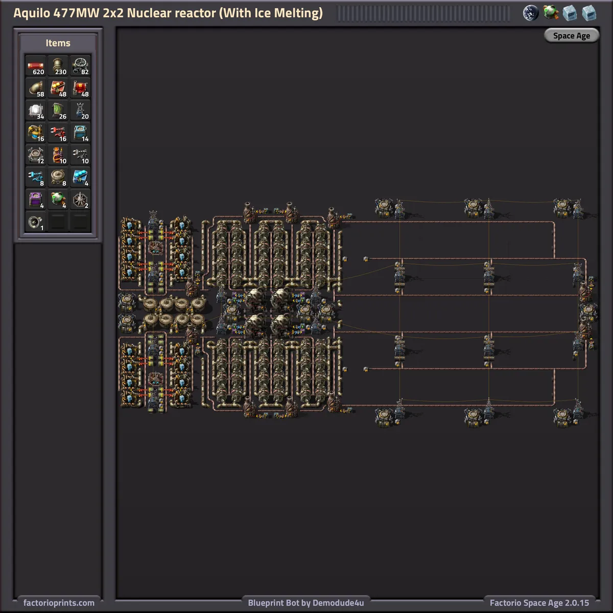 Image of the Hovl Aquilo 477 MW nuclear plant blueprint