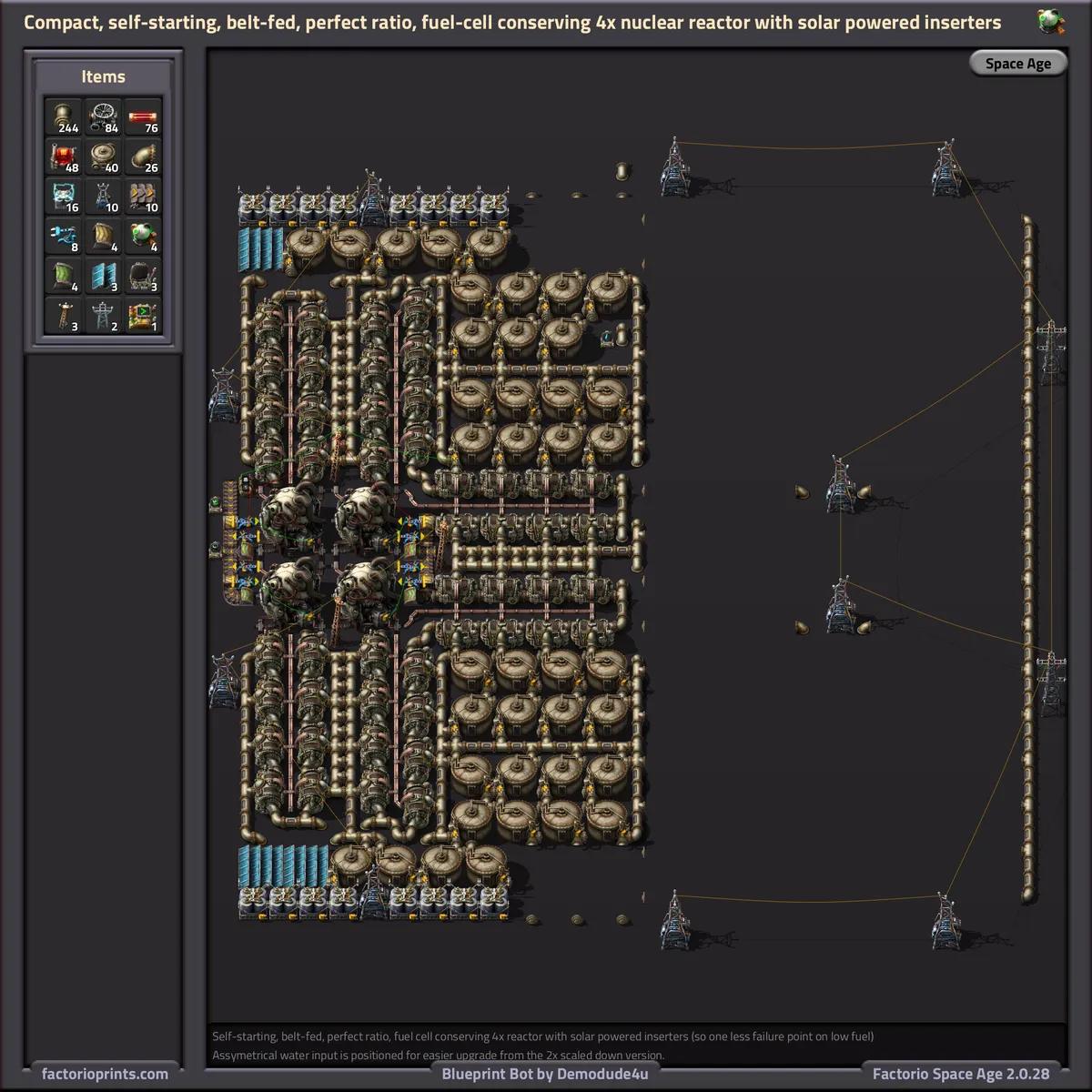 Image of the Kenzi Connor Self-Starting 4x nuclear plant blueprint